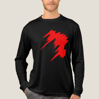 Bold Red Slash Graphic T - Shirt - Edgy Streetwear