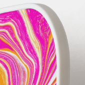 Bold Retro 70s Sun Pickleball Paddle (Linke Seite)