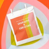 Bold Retro Citrus Wedding Geschenktütchen
