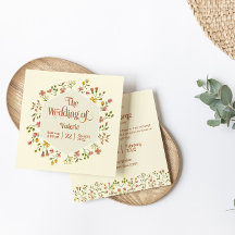 Bold Retro Earthy Tones | Einladungskarte für Hoch