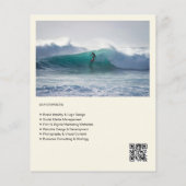 Bold Retro Editorial Photo Business Flyer (Hinten)