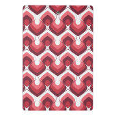 Bold Retro Modern Motif in Pinks Mini Klemmbrett (Rückseite)