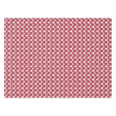 Bold Retro Modern Motif in Pinks Tischdecke (Vorderseite (Horizontal))