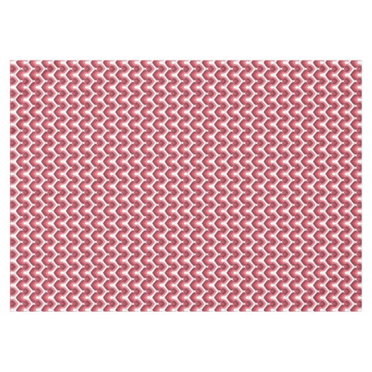 Bold Retro Modern Motif in Pinks Tischdecke (Vorderseite (Horizontal))