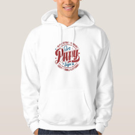 Bold Retro Papy Circle Typography Hoodie