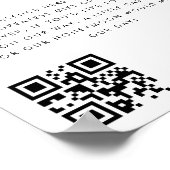 Bold Retro Script Heart Honeymoon Fund Wedding Poster (Ecke)