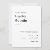 Bold Retro Wedding Foto Save the Date (Vorderseite)