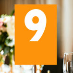 Bold Retro Wedding Tischnummer<br><div class="desc">Tischnummer in einer farbenfrohen Retro-Platzkarte Wedding aus Ricaso - fügen Sie Ihre Tischnummern zu diesen großartigen Karten - perfekt für Ihren Hochzeitsempfang - in einem modernen,  zesty fun-Stil entworfen - ergänzt die anderen Produkte der Kollektion</div>