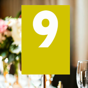 Bold Retro Wedding Tischnummer