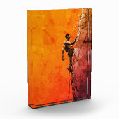 Bold Rock Climber Wall Art Fotoblock (Links)