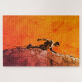 Bold Rock Climber Wall Art Puzzle (Horizontal)