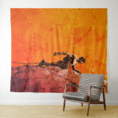 Bold Rock Climber Wall Art Wandteppich (Beispiel (Horizontal))