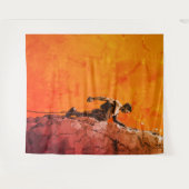 Bold Rock Climber Wall Art Wandteppich (Vorderseite (Horizontal))