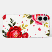 Bold Roses and Hearts Case (Rückseite (Horizontal))