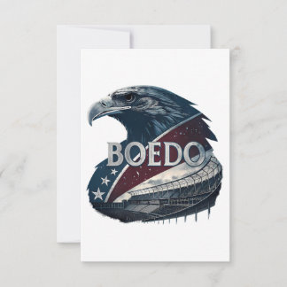 Bold Rules: A Clear, Striking Message RSVP Karte