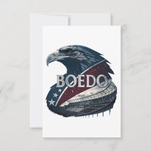 Bold Rules: A Clear, Striking Message RSVP Karte (Vorderseite)