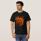 Bold Salamander Illustration  T-Shirt (Vorne ganz)