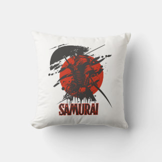 Bold Samurai Warrior Kissen - Japanische Kunst