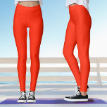 Bold Scarlet Red Yoga Leggings<br><div class="desc">Diese kühnen,  roten Yoga-Leggings lassen sich mit den Regenbogenflanken in dieser Kollektion vermischen.</div>