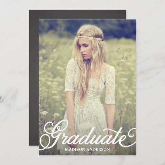 Bold Script 2| Einladung zur Graduiertengruppe 201 (Vorne/Hinten)