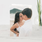 Bold Script Earthy Neutral Elegant Wedding Einladung (Rückseite)