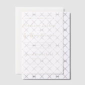 Bold Script Earthy Neutral Elegant Wedding Pergament Einladungen (Versetzt (Einladung))