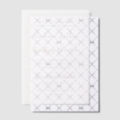 Bold Script Peach Elegant Wedding Pergament Einladungen (Versetzt (Einladung))