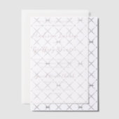 Bold Script Pink Elegant Wedding Pergament Einladungen (Versetzt (Einladung))