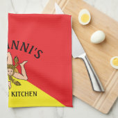 Bold Sicily Sicilian Flag Red and Yellow Geschirrtuch (Viertel Falte)