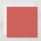 Bold Simple Joy Red Green Card Karte (Rückseite)