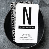 Bold Simple Trendy Beruflich Modern Minimalistisch Visitenkarte