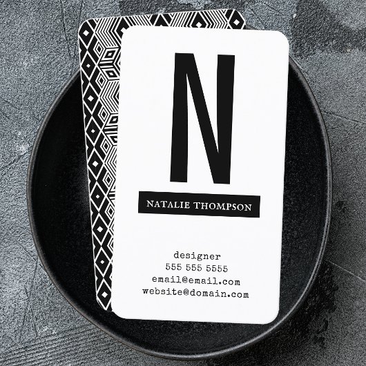 Bold Simple Trendy Beruflich Modern Minimalistisch Visitenkarte