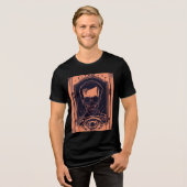 "Bold Skull Graphic T - Shirt - Edgy Urban Style" (Vorderseite voll)