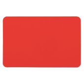 Bold Solid Red Background Magnet (Horizontal)