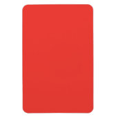 Bold Solid Red Background Magnet (Vertikal)