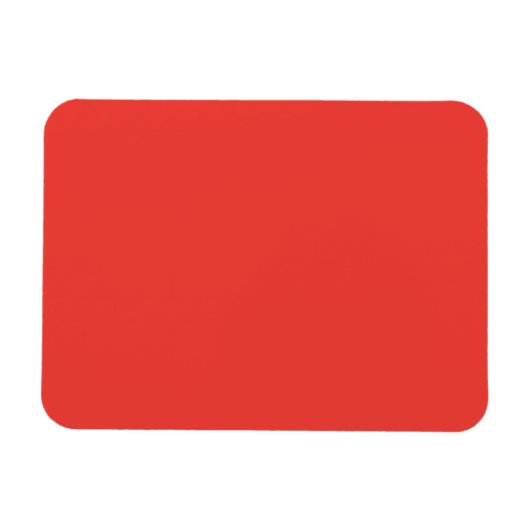 Bold Solid Red Background  Magnet (Horizontal)