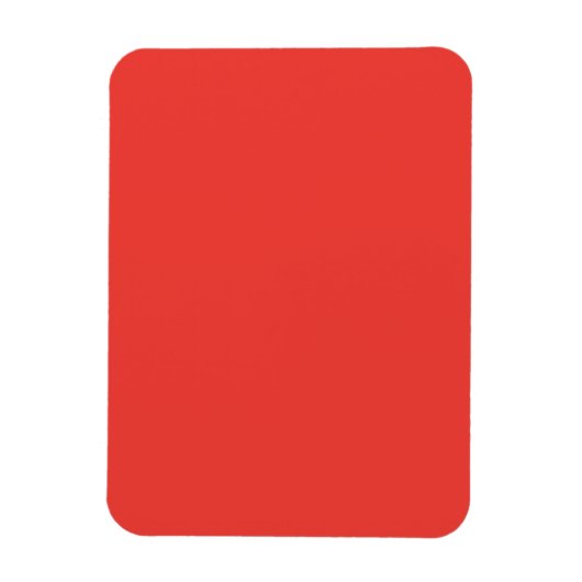 Bold Solid Red Background  Magnet (Vertikal)