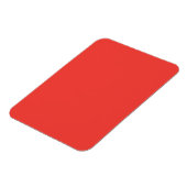 Bold Solid Red Background  Magnet (Linke Seite)