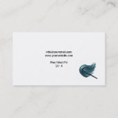 Bold Sparkle Makeup Artist Visitenkarte (Rückseite)