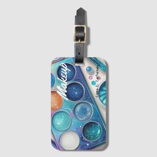 Bold Sparkle Makeup Palette Gepäckanhänger (Vorderseite Vertikal)