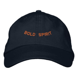 Bold Spirit Statement-Hat, der mit Attitude führt Bestickte Baseballkappe