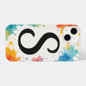 “Bold Splash Art Phone Cover with Striking Trendy iPhone Hülle (Rückseite (Horizontal))