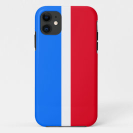 Bold Sporty Bright Red White Stripes Case-Mate iPhone Hülle