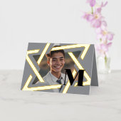 Bold Star von David Foto Danke Monogram (Orchidee)