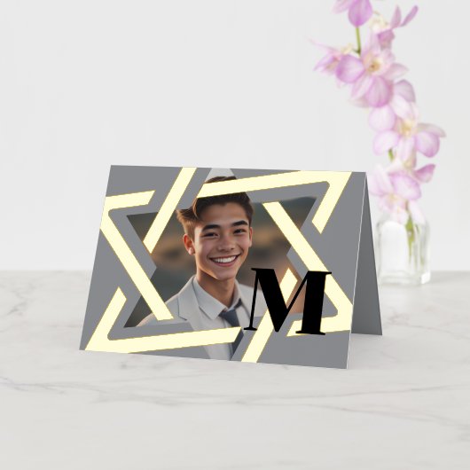 Bold Star von David Foto Danke Monogram (Orchidee)