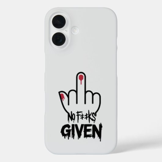Bold Statement Art - Middle Finger Design Case-Mate iPhone Hülle (Rückseite)
