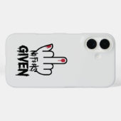Bold Statement Art - Middle Finger Design Case-Mate iPhone Hülle (Rückseite (Horizontal))