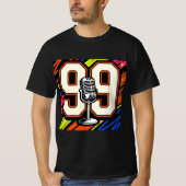 Bold Street Graffiti 99 & Microphone T-Shirt – Ret (Vorderseite)