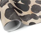 Bold & Stylish Animal Print - Chic Leopard Design Geschenkpapier (Rolleneckpunkt)