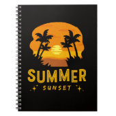 Bold Summer Sunset | Notizblock (Vorderseite)